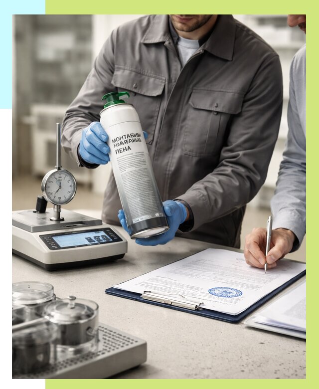 Сертификация монтажной пены в Крымске от 15545 р. | Алешин-Крм