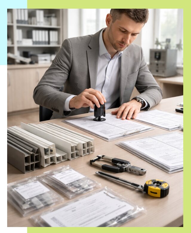 Сертификация ПВХ продукции в Крымске от 8809 р., Алешин-Крм