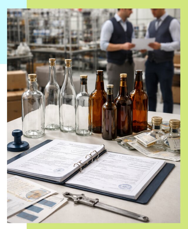 Сертификация стеклянных бутылок в Крымске от 25908 р. | Алешин-Крм