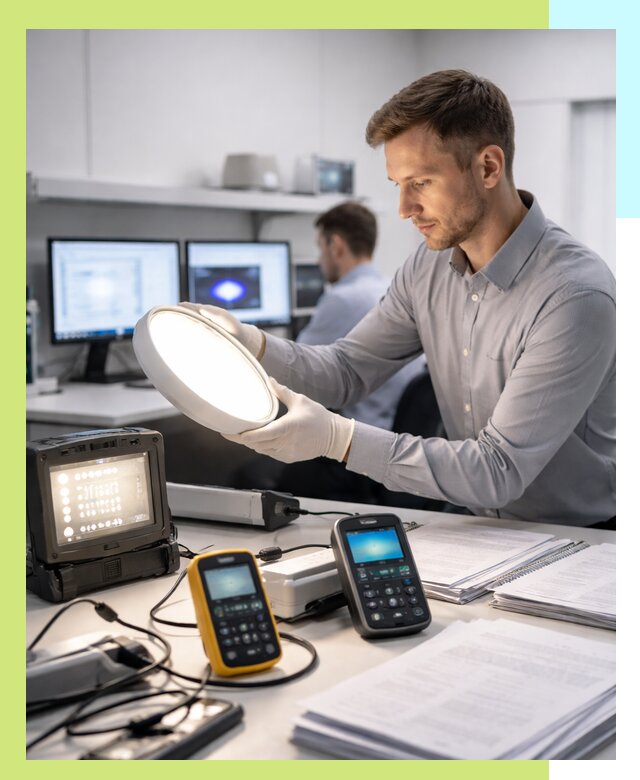 Сертификация светильников в Крымске: испытания и оформление