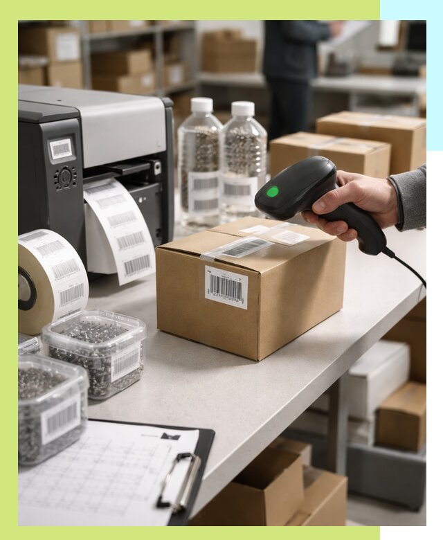 Штрихкодирование продукции и маркировка для продажи в Крымске