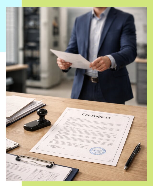 Сертификат на оборудование в Крымске от 15545 р. | Алешин-Крм