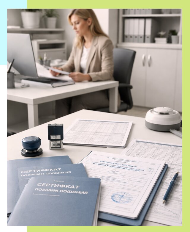 Сертификаты пожарной безопасности в Крымске от 15545 р. | Алешин-Крм