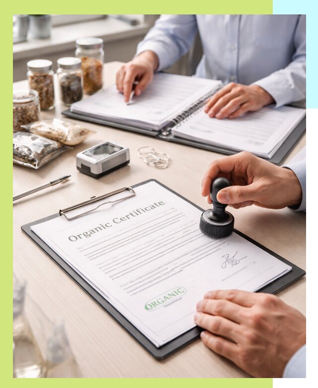 Получение органик сертификата для продукции в Крымске