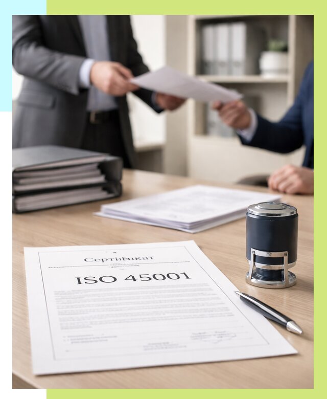 Сертификат ISO 45001 в Крымске под ключ от 46634 р. | Алешин-Крм