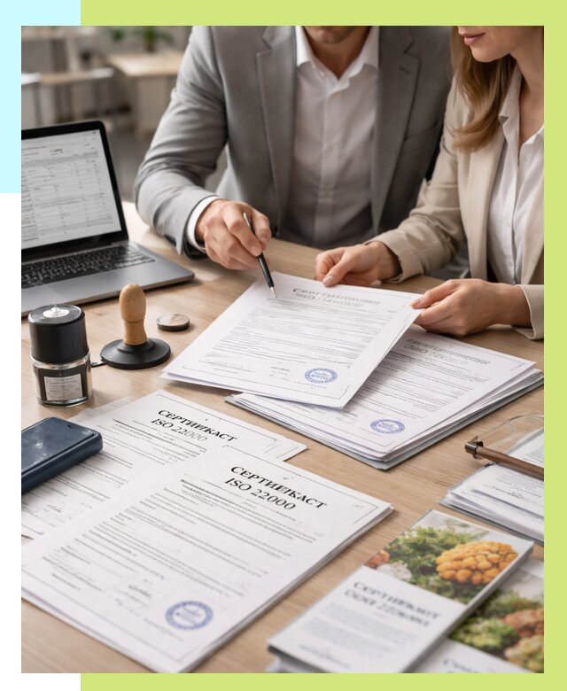 Сертификат ISO 22000 в Крымске от 41452 р. под ключ | Алешин-Крм