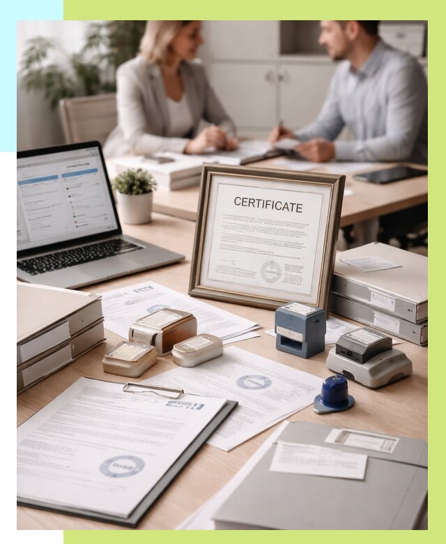 Сертификация компании в Крымске от 46634 р. | Алешин-Крм — заказ